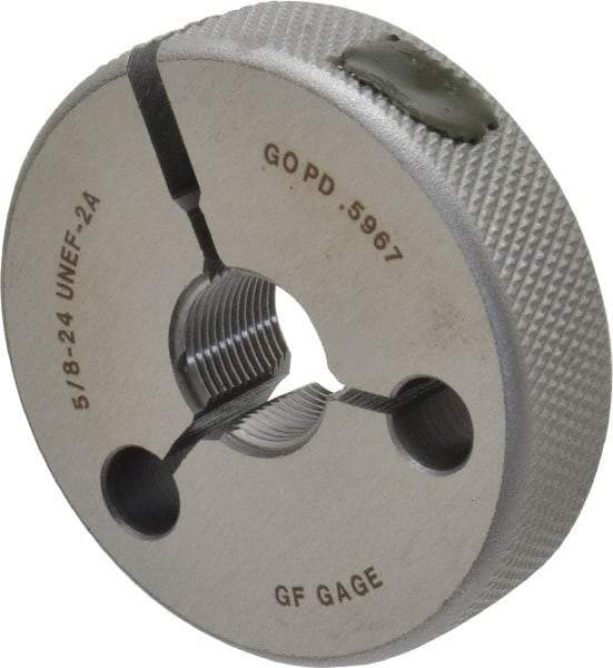 GF Gage - 5/8-24 Go Single Ring Thread Gage - Class 2A - Caliber Tooling