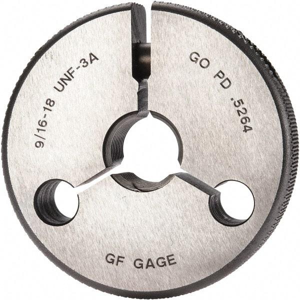 GF Gage - 9/16-18 Go Single Ring Thread Gage - Class 3A - Caliber Tooling