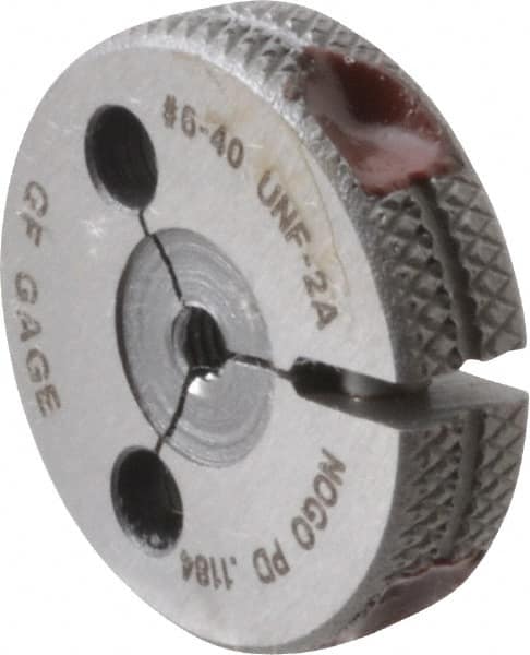 GF Gage - 6-40 No Go Single Ring Thread Gage - Class 2A - Caliber Tooling