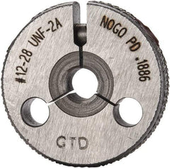 GF Gage - 12-28 No Go Single Ring Thread Gage - Class 2A - Caliber Tooling