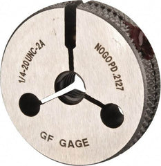 GF Gage - 1/4-20 No Go Single Ring Thread Gage - Class 2A - Caliber Tooling