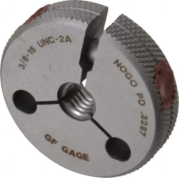 GF Gage - 3/8-16 No Go Single Ring Thread Gage - Class 2A - Caliber Tooling