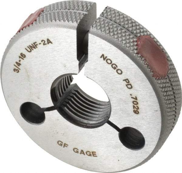 GF Gage - 3/4-16 No Go Single Ring Thread Gage - Class 2A - Caliber Tooling