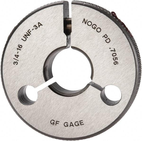 GF Gage - 3/4-16 No Go Single Ring Thread Gage - Class 3A - Caliber Tooling