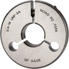 GF Gage - 3/4-16 No Go Single Ring Thread Gage - Class 3A - Caliber Tooling