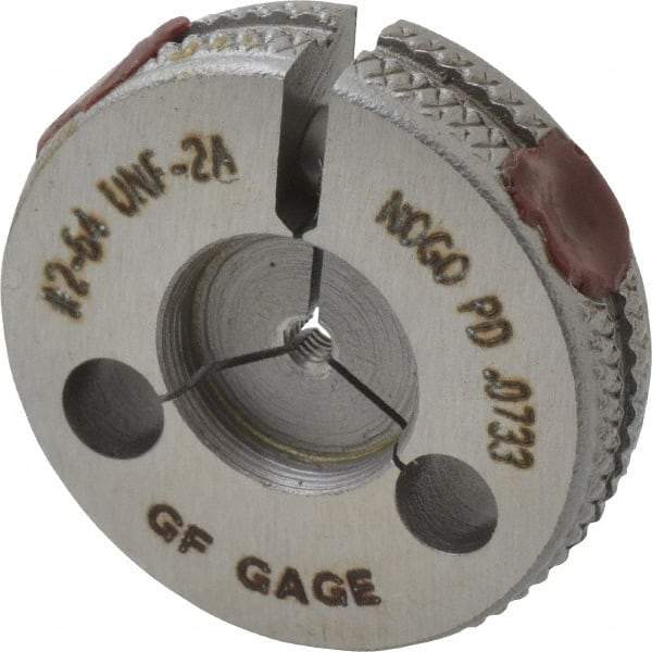 GF Gage - 2-64 Go/No Go Double Ring Thread Gage - Class 2A - Caliber Tooling