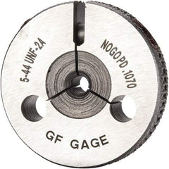 GF Gage - 5-44 Go/No Go Double Ring Thread Gage - Class 2A - Caliber Tooling