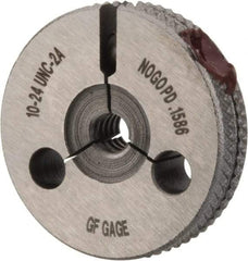 GF Gage - 10-24 Go/No Go Double Ring Thread Gage - Class 2A - Caliber Tooling