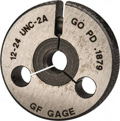 GF Gage - 12-24 Go/No Go Double Ring Thread Gage - Class 2A - Caliber Tooling