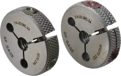 GF Gage - 1/4-20 Go/No Go Double Ring Thread Gage - Class 2A - Caliber Tooling