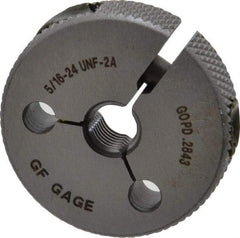 GF Gage - 5/16-24 Go/No Go Double Ring Thread Gage - Class 2A - Caliber Tooling