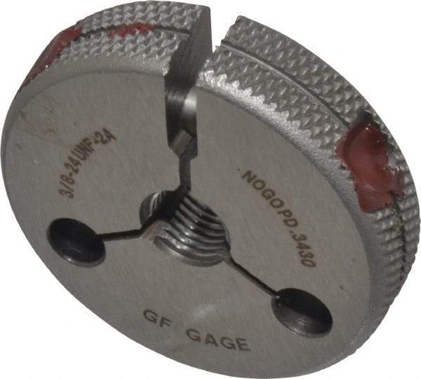 GF Gage - 3/8-24 Go/No Go Double Ring Thread Gage - Class 2A - Caliber Tooling