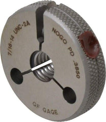 GF Gage - 7/16-14 Go/No Go Double Ring Thread Gage - Class 2A - Caliber Tooling