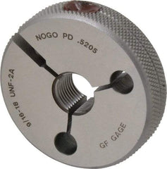 GF Gage - 9/16-18 Go/No Go Double Ring Thread Gage - Class 2A - Caliber Tooling