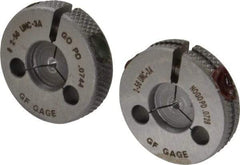 GF Gage - 2-56 Go/No Go Double Ring Thread Gage - Class 3A - Caliber Tooling