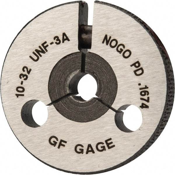 GF Gage - 10-32 Go/No Go Double Ring Thread Gage - Class 3A - Caliber Tooling