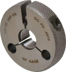 GF Gage - 1/2-20 Go/No Go Double Ring Thread Gage - Class 3A - Caliber Tooling