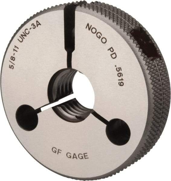 GF Gage - 5/8-11 Go/No Go Double Ring Thread Gage - Class 3A - Caliber Tooling