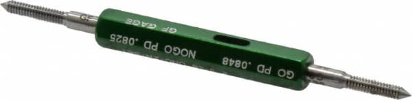 GF Gage - #3-48 Go/No Go Truncated Taperlock Thread Setting Plug Gage - Class 2A, Steel - Caliber Tooling