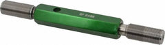 GF Gage - 9/16-24 Go/No Go Truncated Taperlock Thread Setting Plug Gage - Class 2A, Size 3 Handle, Steel - Caliber Tooling