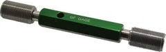 GF Gage - 3/4-20 Go/No Go Truncated Taperlock Thread Setting Plug Gage - Class 2A, Size 3 Handle, Steel - Caliber Tooling