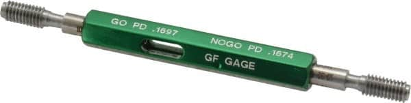 GF Gage - #10-32 Go/No Go Truncated Taperlock Thread Setting Plug Gage - Class 3A, Steel - Caliber Tooling