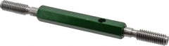 GF Gage - 3/8-16 Go/No Go Truncated Taperlock Thread Setting Plug Gage - Class 3A, Size 2 Handle, Steel - Caliber Tooling