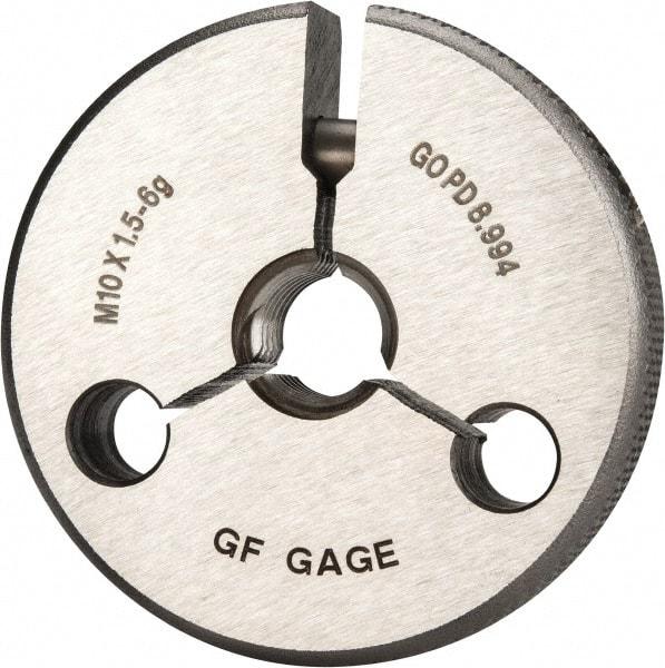 GF Gage - M10x1.5 Go Single Ring Thread Gage - Class 6G - Caliber Tooling