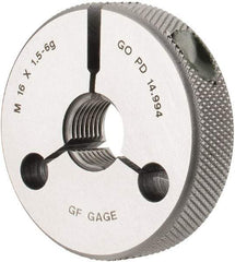 GF Gage - M16x1.5 Go Single Ring Thread Gage - Class 6G - Caliber Tooling