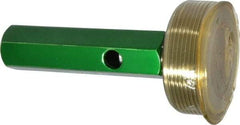 GF Gage - 2 - 11-1/2 Single End Tapered Plug Pipe Thread Gage - Handle Size 5, Handle, NPT-L1 Tolerance - Caliber Tooling