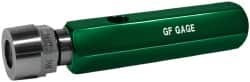 GF Gage - 3/4-14 Single End Tapered Plug Pipe Thread Gage - Handle Size 4 Included, NPTF-6 Step Tolerance - Caliber Tooling