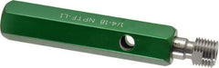 GF Gage - 1/4-18 Single End Tapered Plug Pipe Thread Gage - Handle Size 3 Included, NPTF-L1 Tolerance - Caliber Tooling