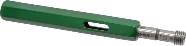 GF Gage - 1/16-27 Single End Tapered Plug Pipe Thread Gage - Handle Size 1 Included, NPTF-L3 Tolerance - Caliber Tooling