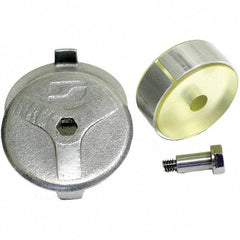 Dynabrade - Brush Mounting Wheel Hub Assembly - Compatible with 4" DynaZip Surface Preparation Tools - Caliber Tooling