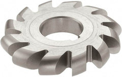 Keo - 1/16" Radius, 1/8" Circle Diam, 2-1/4" Cutter Diam, Arbor Connection, Convex Radius Cutter - High Speed Steel, Uncoated, Form Relieved, 16 Teeth - Caliber Tooling