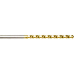 Taper Length Drill Bit: 0.3906″ Dia, 118 ° Coated, RH Cut, Parabolic Flute, Cylindrical Shank, Series 5537