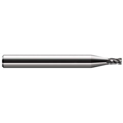 Harvey Tool - 0.115", 0.173" LOC, 1/8" Shank Diam, 1-1/2" OAL, 4 Flute Solid Carbide Square End Mill - Exact Industrial Supply