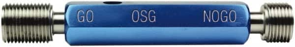 OSG - M4x0.7, Class 6H, Double End Plug Thread Go/No Go Gage - High Speed Steel, Handle Included - Caliber Tooling