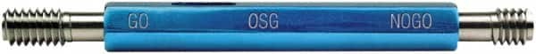 OSG - 10-32, Class 2B, Double End Plug Thread Go/No Go Gage - High Speed Steel, Handle Included - Caliber Tooling