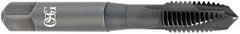 OSG - 5/8-18 UNF, 3 Flute, Oxide Finish, High Speed Steel Spiral Point Tap - Plug Chamfer, Right Hand Thread, 3-13/16" OAL, 1-13/16" Thread Length, 0.48" Shank Diam, 2B Class of Fit, Series 312NI - Exact Industrial Supply