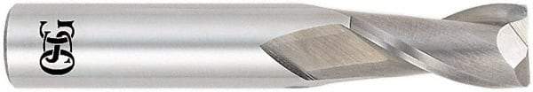 OSG - 1", 2 Flute, Single End, Solid Carbide, 1/8" Corner Radius End Mill - 4" OAL, 30° Helix, Right Hand Flute, 1-1/2" LOC, Right Hand Cut - Caliber Tooling