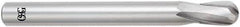 OSG - 3/4" Diam, 1-1/8" LOC, 2 Flute Solid Carbide Ball End Mill - Uncoated, Single End, 6" OAL, 3/4" Shank Diam, Spiral Flute - Caliber Tooling