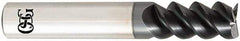 OSG - 25mm, 38mm LOC, 25mm Shank Diam, 102mm OAL, 3 Flute, Solid Carbide Square End Mill - Single End, TiAlN Finish, Spiral Flute, 60° Helix, Centercutting, Right Hand Cut, Right Hand Flute, Series HP460 - Caliber Tooling