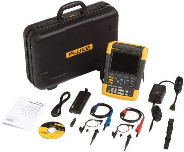 Fluke - Red Electrical Test Equipment Probe - Use with 190 Series Scope Meters - Caliber Tooling