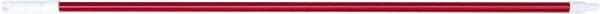 PRO-SOURCE - 60 x 1-1/4" Fiberglass Handle for Floor Squeegees & Push Brooms - Threaded Connection, Red - Caliber Tooling