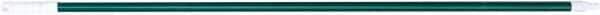 PRO-SOURCE - 60 x 1-1/4" Fiberglass Handle for Floor Squeegees & Push Brooms - Threaded Connection, Green - Caliber Tooling