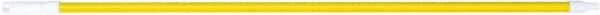 PRO-SOURCE - 54 x 1-1/4" Fiberglass Handle for Floor Squeegees & Push Brooms - Threaded Connection, Yellow - Caliber Tooling