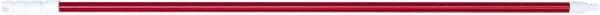 PRO-SOURCE - 54 x 1-1/4" Fiberglass Handle for Floor Squeegees & Push Brooms - Threaded Connection, Red - Caliber Tooling