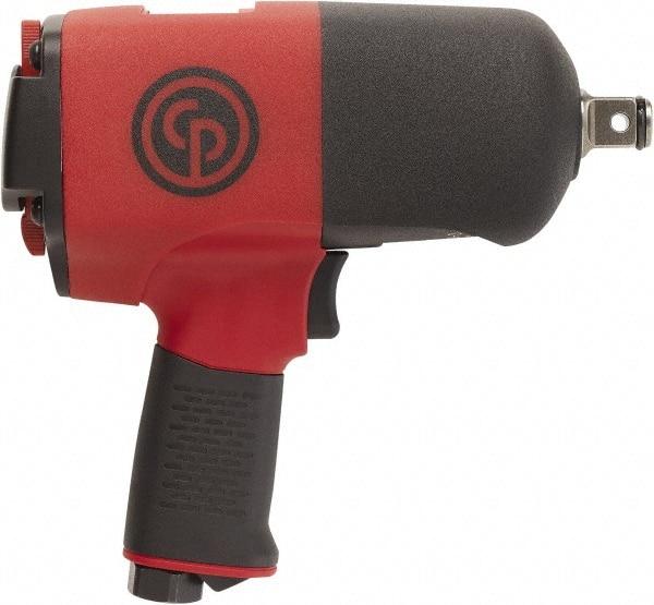 Chicago Pneumatic - 3/4" Drive, 6,500 RPM, 1,217 Ft/Lb Torque Impact Wrench - Pistol Grip Handle, 12 CFM, 90 psi, 3/8" NPT Inlet - Caliber Tooling