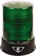 Edwards Signaling - 24 VAC/VDC, 4X NEMA Rated, LED, Green, Flashing, Steady Light - 65 Flashes per min, 3/4 Inch Pipe, 6-1/2 Inch Diameter, 8 Inch High, IP66 Ingress Rating, Pipe Mount - Caliber Tooling